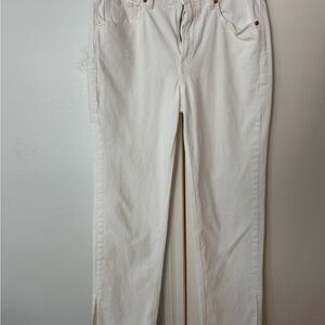GAP White Straight Leg 90’s Loose Mid Rise Jeans Classic Style